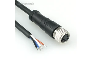 M8 Connector Io Sensor Cables Female to Wire Tinned