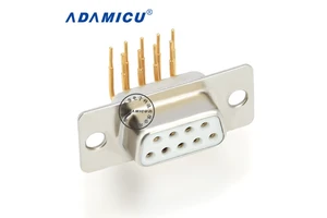 9-Pin RS232 Connector D-Sub DB9 Port Right Angle Serial Female to Male Connectors  D-Sub Connector