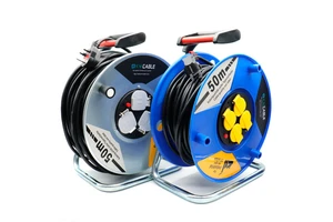 Portable Cable Wire Reel 20m 30m 50m Extension Cord Reel 2way 3way 4way Industry Cable Reel