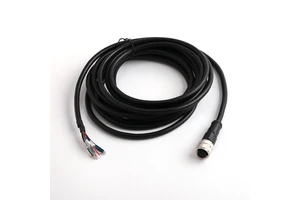 M12 PVC Injection Molding IP67 Waterproof Connector Cable Assembly For Machines Photoelectric Switch And Sensor IATF 16949