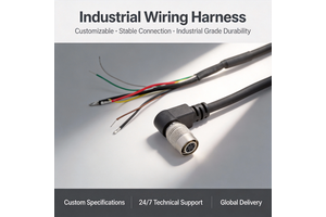 12 Pin Hirose Trigger Cable HR10A High Reliability Cable for Machine Vision Equipment