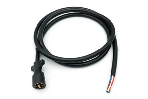 7 Way RV Trailer Power Cord Trailer Extension Cable Wiring Harness for Camping Light Connect