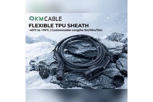 New Premium Type 2 EV Charging Cable 22kW 32A 3 Phase to Type 2 IP67 Waterproof Fully Certified Fast Charger