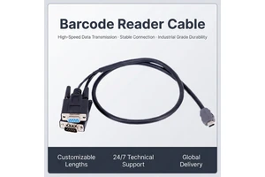 HDB15 Pin VGA to HD Video Monitor Splitter RS232 Modem Male Female  Industrial Barcode Reader Cable