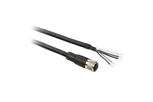 Telemecanique XZCP11V12L20 Pre-Wired Connectors XZ Straight Female M12 5-Pin Cable PUR 20m Sensor Kits and Cable Assemblies