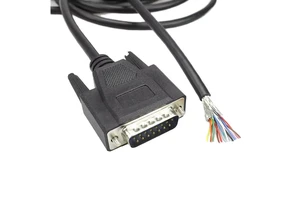 15-pin Flexible Copper Conductor PTFE Insulated Computer Adapter Type IP67 Rated Wiring Harness