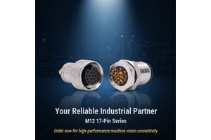 M12 17pin Connector Waterproof for Equipment Fixed PCB Circular Connectors