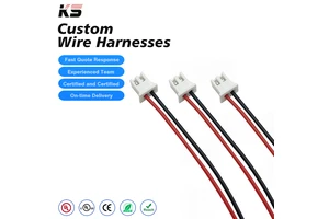 Mini Micro Female PH 2.0 2.0mm 2-Pin 2PIN /3/4/5/6P Pin Connector Plug With 80mm 100mm 150mm 200mm 26AWG 24AWG Wires Cables