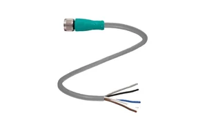 V15-G V15-W Industrial Sensor Connection Cable M12 Plug Wire 2m PUR PVC Unshielded IP67/IP68 Automation Cord Proximity Switch