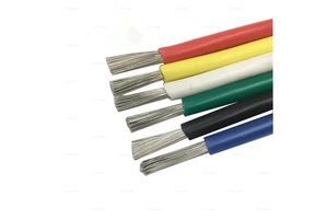Manufacturer Flexible Silicone Rubber Wires Cables 3512 0.25 0.5 0.75 1.0 1.25mm2 Tinned Copper 600V Electrical Silicon Wires