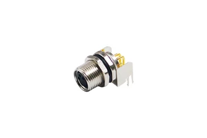 Waterproof M8 Right Angle PCB Mount 3pin 4pin 6pin 8pin Circular Sensor Cable with Connectors