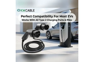 OEM 22kW 32A 3 Phase EV Charging Cable Type 2 to Type 2 IP67 Waterproof Safe & Fully Certified Fast Charger Cord
