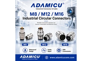 M8 Male 4 Pin Waterproof Circular Connector Socket Assembly 1.5-3A 30-60V Carbon Steel Stainless Steel Plastic Connector