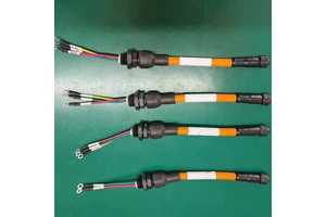 PTFE Insulated Water Outlet Temperature Sensor Cable Assembly for Automotive & Industrial Systems, PVC Electronic Wiring