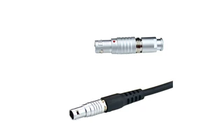 TT B Series EGG FGG Custom Brass Housing Copper Gold Plating IP50 Audio/Video Push Pull Straight Cable Plug Connectors 00B 0B 1B