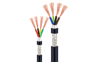 Flexible 18/4 AWG Shielded CNC Wire Stranded Shielded Motor Cable for Stepper Motors CNC Machines Spindles 3D Printer
