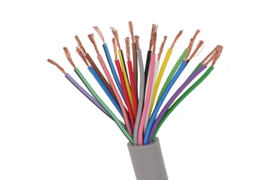 Custom Cable Connection 22 AWG 12 Conductor Core Stranded Shielded Control Cable for Security Alarm Access Control Sound