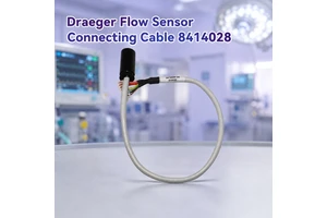 Draeger 8414028 Flow Sensor Interface Cable Compatible with Ventilator Monitoring Systems High Stability Medical Cable
