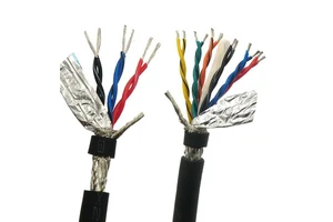 UL2464 Multi Pair Foil TC Screen Shield Cable Twisted Conductor 24 22 20 Gauge AWG RS485 RS232 Signal Control Cable