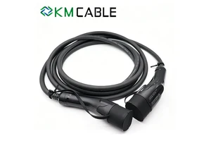 Factory Direct Selling 32A 22KW EV Charging Cable Type2 Male to Type2 Female H07BZ5-F 56mm²+10.5mm² Custom Size EV Charger Wire