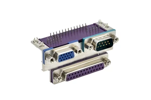 Excellent ADAMICU 15-Way Female Right Angle D-Sub High Density Copper Alloy Connector for Audio & Video