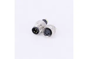 Waterproof M8 4pin Circular Connector Electrical Conector IP67 Cable Gland Ethernet RJ45 M12 Connector
