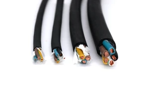 2x1.5mm2 2x1.0mm Rubber Cord Cable 2 3 5 Dual Core 5x6mm Ho7rn Tough Rubber Electrical Power Cable