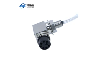 IP68 Right-angle Waterproof Marine Wire Connectors ROV Underwater Submarine Power Cable 5 Pins Male/Female PCB