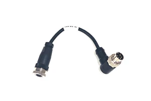 Custom Over-molding Type and 90 Degree Male M12 Sensor Cable Assembly for Industrial Equipment