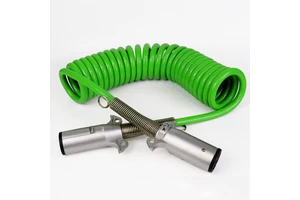 Customized Tpu Sheath High Performance Spiral Cable Trailer Plug Multi Core 5 7 11 13 Pin Trailer Coil Cable