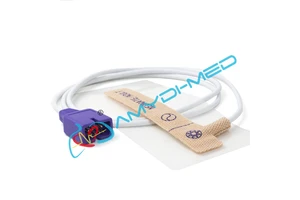 Amydi-med SpO2 Sensor Cables Compatible for Nellcor Max DS-100A Adult/Neonatal 0.9m/3ft DB9 9pin Disposable SpO2 Sensor