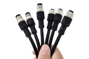 QUANWEI High Quality Car Accessories Cable 4PIN Sensor Bus Camera Monitor Wire Male to Female Copper Conductor PE Insulation