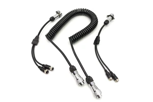 4 Pin 7Pin Trailer Camera Adapter Cable Backup Camera 4 Pin Connector Reversing Vision Towing Cable