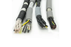 CNC Towline Shielded Cable 26-17awg 10-20core JZ PUR Flexible Multicore Control Cable