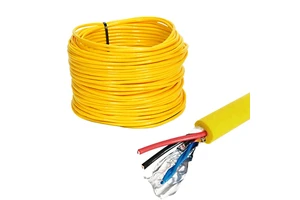 Wholesale Underwater ROV Cable Blue Yellow 4 Core Neutral Buoyancy ROV Tether Cable for Underwater Robot Camera