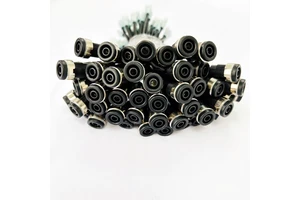 Custom Panel Mount Sensor Cable Assembly LED Indicator Wire Harness with Metal Connector IP67