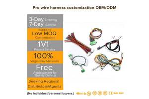 Speed Sensing Robot Wiring Harness With Speed Sensor Extend Cable and Motorcycle Speedometer Sensor Magnetic Cable