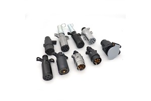 7 Way 13 Pin 15 Prong Caravan Vehicle Tractor RV Boat Semi Trailer Electrical Parts for Lighting Connecting
