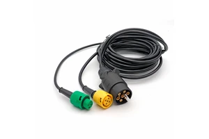 7 Pin Trailer Plug Socket Bayonet 5 Pin Cable Wiring Harness for Trailer Rear Light Lamp