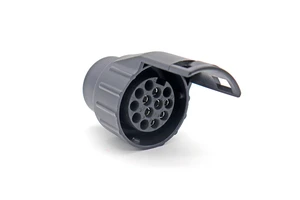 Trailer Plug 24V 13 Pin Europe Heavy Duty Trailer Socket Adapter Electrical Connector for RV Trailer