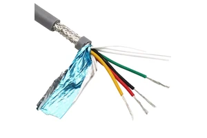 18AWG 18/4 4 Core Shielded Chain CNC Wire UL2464 Tinned Copper Flexible 18 Gauge Cable Wire for CNC VFD Spindle Stepper Motor