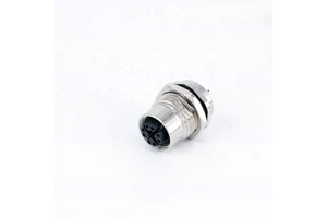 M12 x 8 Pin Female Connector Waterproof round PCB Female Socket for Power Equipment Connectors Category