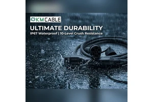 Type 2 to Type 2 EV Charging Cable 22kW 32A 3 Phase IP67 Waterproof Fully Certified