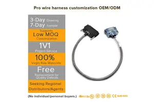10mm Flexible Power Cables Wiring Harness and Magnetic Contact Door Sensor for Outdoor Robot Systems and Joint Actuators