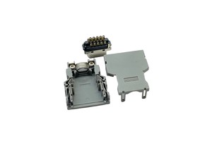 Stable 20 50 68 Pin Male Brass Terminals Nickel Plated 10A SCSI Cable Connector with Screw Solder Highly Reliable Connectors