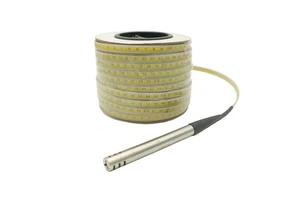 Well Depth Meter Ruler Cable 50m 100m 150m Water Level Measurement Tape  With 14mm Probe