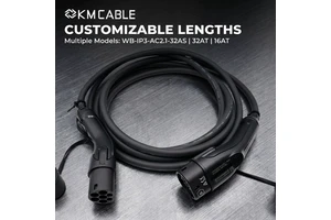Type 2 Portable EV Charging Cable 16A 11kW Adjustable, Retail Packed, CE Certified Wholesale for Online Sellers