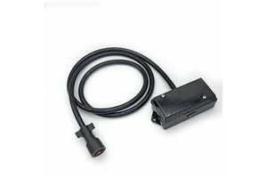 7 Way Trailer Plug Lighting Cable with Junction Box Heavy Duty 7 Pole Trailer Cord Wiring Harness