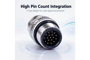 M12 Aviation Plug Waterproof Connector 4/5/8 Pin Male Female IP67 Industrial Sensor Connector Factory Wholesale