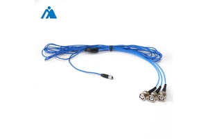Price Affordable Sensor Five Meters of 4-core Blue Shielded Electric Cable Wire for House Wiring